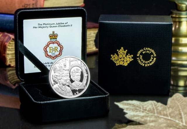 Canadian Dollar In Box With Packaging