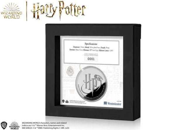 Harry Potter House Crests Medal Images Gryffindor Frame Back