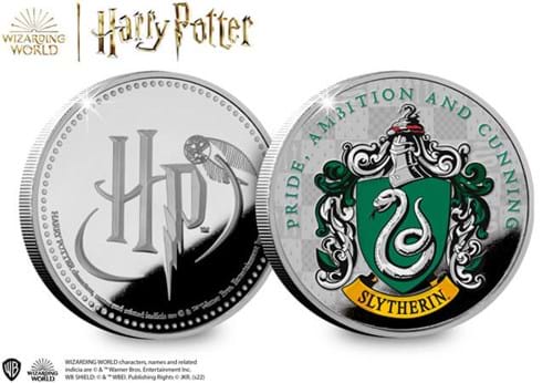 Harry Potter House Crests Medal Images Slytherin