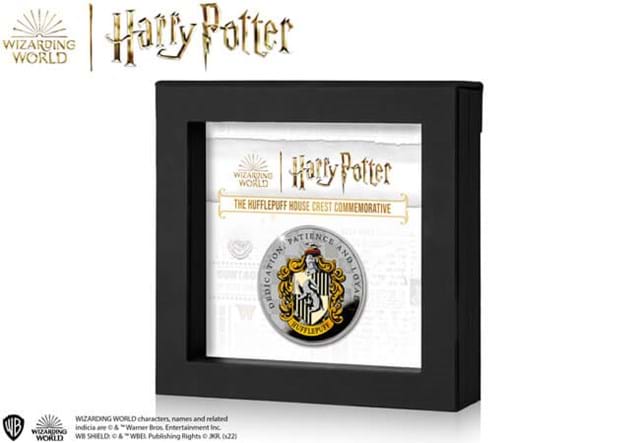 Harry Potter House Crests Medal Images Hufflepuff Frame Front