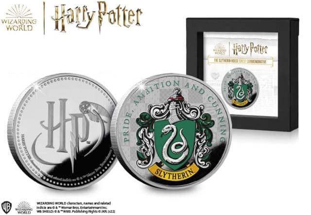 Harry Potter House Crests Medal Images Slytherin And Frame