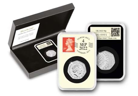 Just 500 collectors will have the chance to own this DateStamp™, which includes the Alan Turing 50p coin, recently released by The Royal Mint.