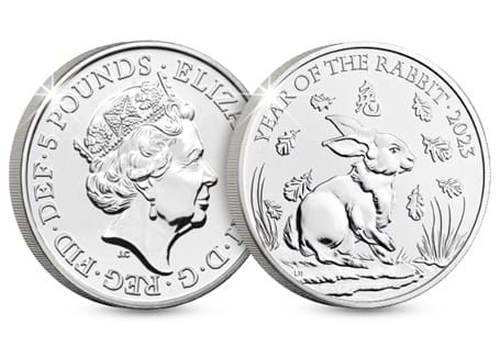 This is the fourth coin to be issued in The Royal Mint's Lunar Year collection, celebrating the Lunar Year of the Rabbit. It has been protectively encapsulated and certified as superior BU quality.