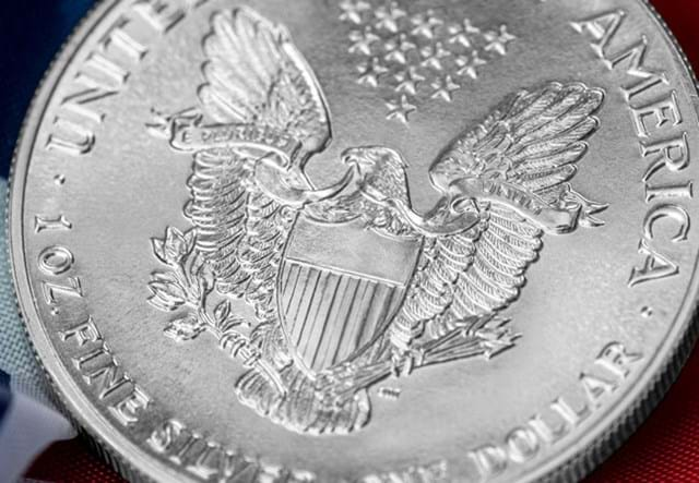 1986 US Silver Eagle 1Oz Obverse Close Up 1