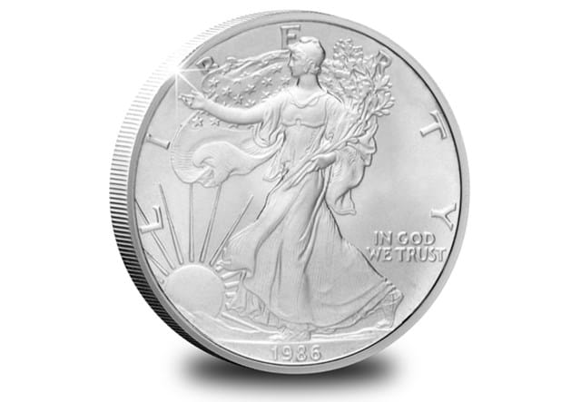 1986 US Silver Eagle 1Oz Reverse