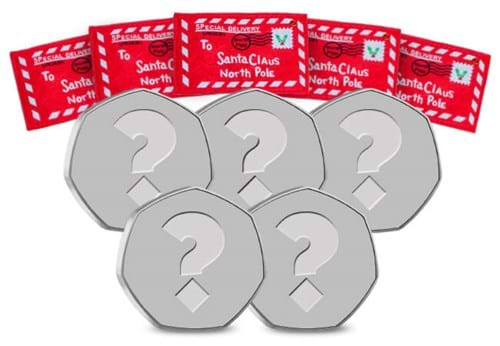 DN Change Checker 2022 Mystery 50P Christmas Envelope 5 Bundle Product Image