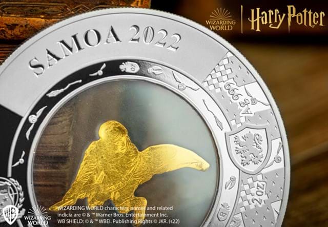 Harry Potter Seeker Five Dollar Coin Obverse Close Up