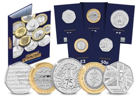 The 2023 Commemorative Coin Pack includes the coins of 2023. The set includes 5 issues. All coins are encapsulated in Change Checker packaging.
