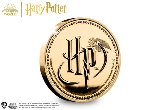 Harry Potter Medal Collection Hogwarts Crest Obverse