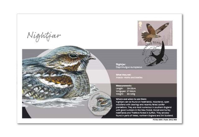 Migratory Birds Stamp And Commemorative Covers Collection Nightjar