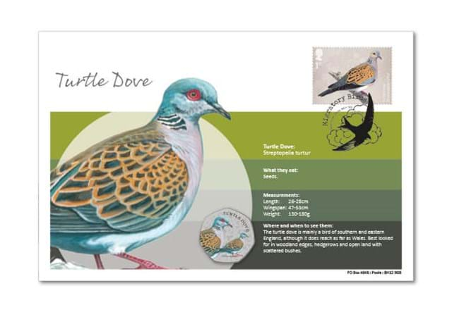 Migratory Birds Stamp And Commemorative Covers Collection Turtle Dove