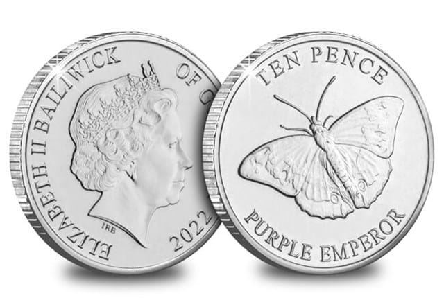 Butterfly 10Ps Purple Emperor Obverse Reverse