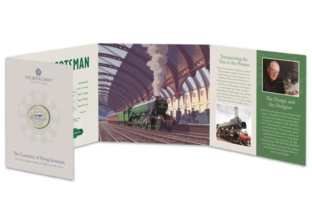 Flying Scotsman 2 Pound BU Packaging Inside