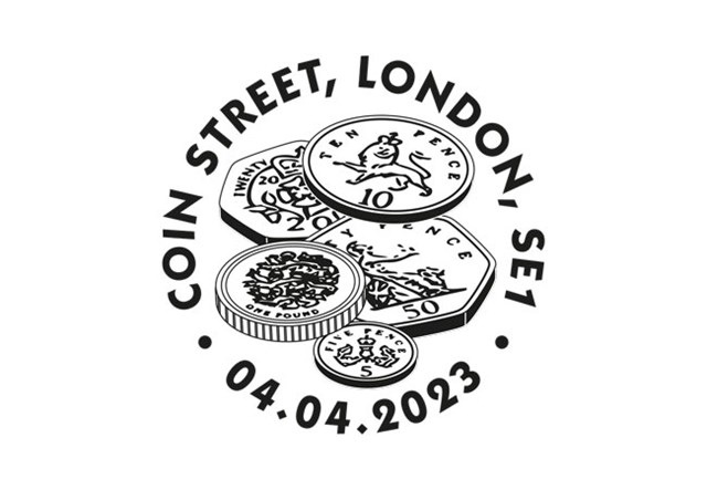 King Charles III Stamp Postmark