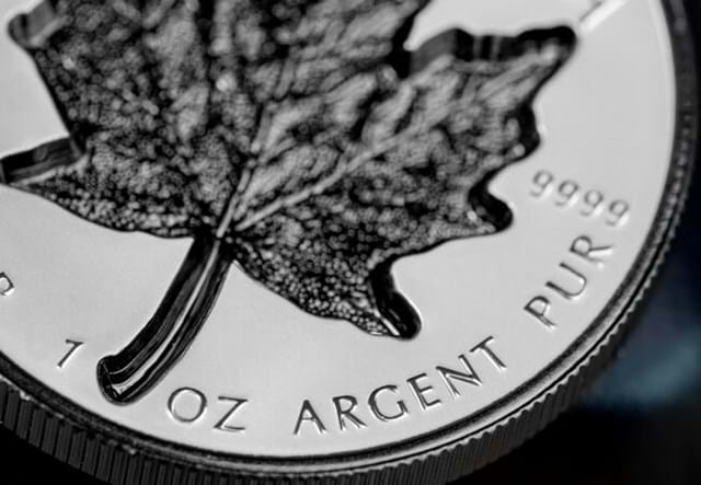 Canada 2023 Incuse Maple Leaf 1Oz Silver Coin Lifestyle 3