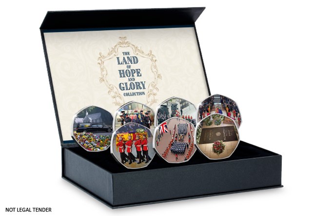 QEII Final Journey Commemorative Set In Box