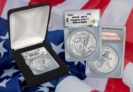 This USA 2023 1oz Silver Eagle coin is the 2023 edition of one of the world's most coveted bullion coins.