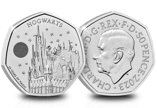 Hogwarts School BU 50p Obverse Reverse