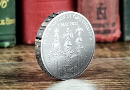 This official UK 2023 King Charles III Coronation coin has been issuedby The Royal Mint to celebrate the coronation of His Majesty King Charles III. It has been struck to Silver Proof Piedfort finish