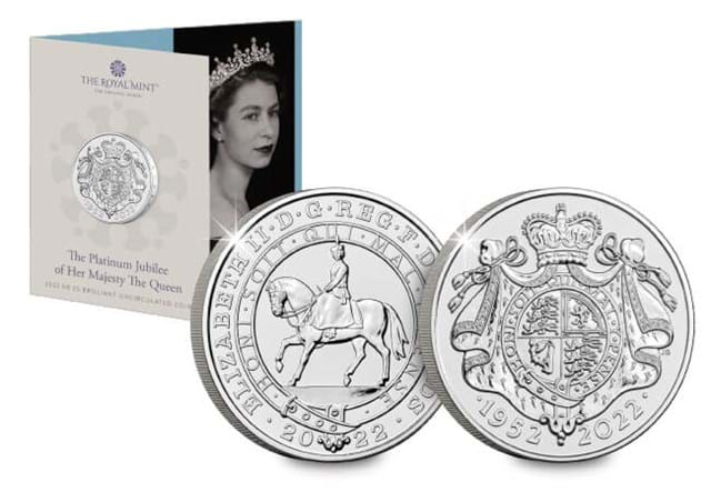 UK 2022 Platinum Jubilee BU £5 Packaging