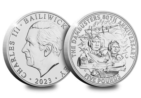 This £5 coin has been issued by Jersey to mark the 80th anniversary of the Dambusters raid. It has been struck to a Brilliant Uncirculated finish.