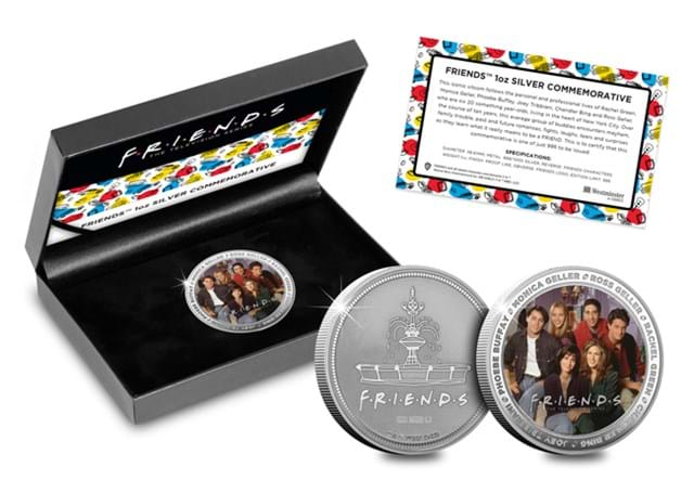 Friends Silver 1Oz Masterpiece Box Shot