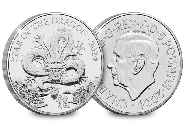 Obverse Reverse Lunar Dragon £5