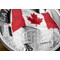 Canada Rippling Flag Silver 2Oz Close Up 01