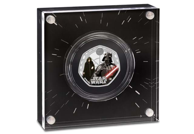 Star Wars Darth Vader Silver Acrylic Case