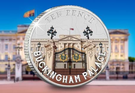 Your Official Buckingham Palace 10p Coin will arrive to you in a
bespoke Presentation Card, ready to display.