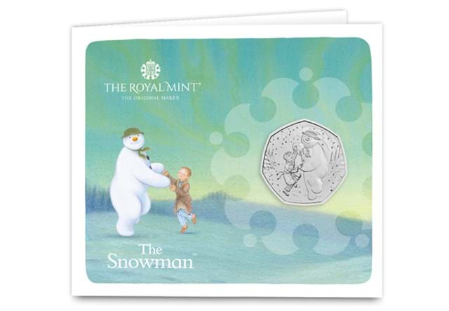 UK 2023 Snowman 50P BU Packaging Outside