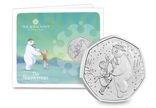 UK 2023 Snowman 50P BU Whole Product