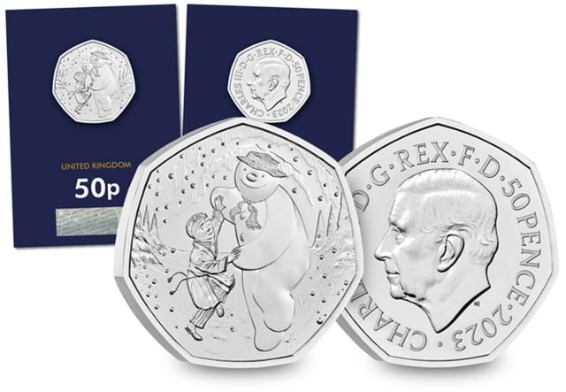 AT 2023 The Snowman 50P Change Checker Digital Images 4
