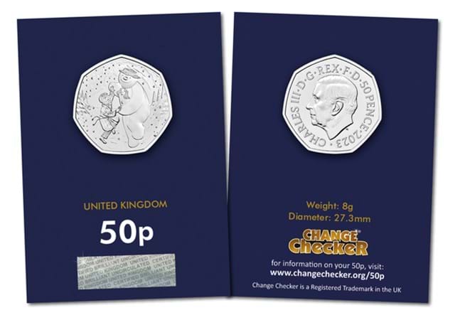 AT 2023 The Snowman 50P Change Checker Digital Images 1