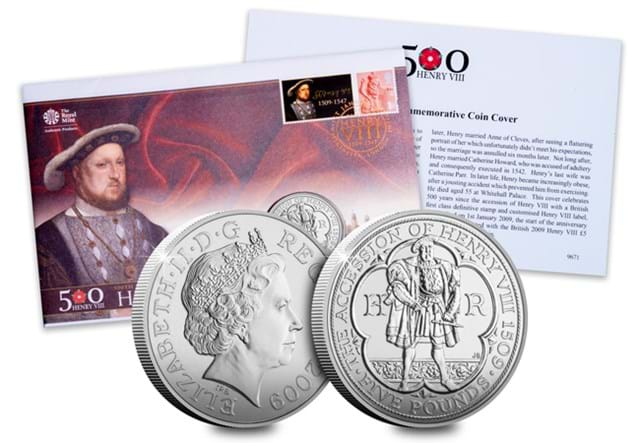 Henry VIII Commemrative Coin Cover Whole Product