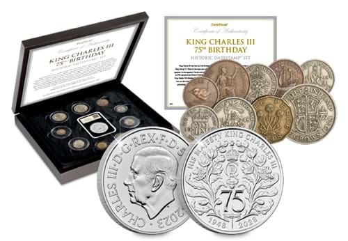 King Charles III 75Th Birthday Historic Datestamp Set Product Page Images (DY) 3