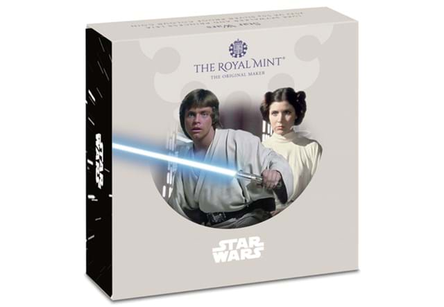 Star Wars Luke And Leia Silver Packaging