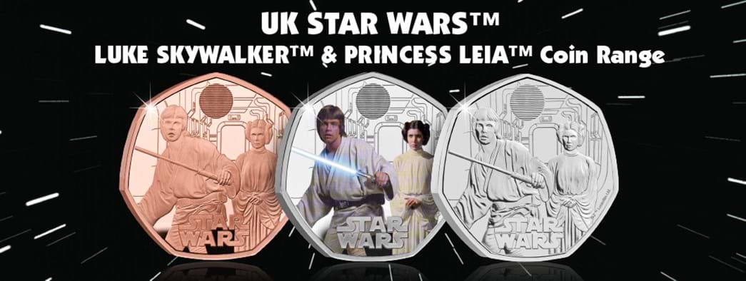 2023 UK Luke and Leia 50p Range