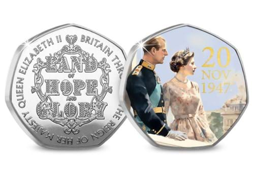 DN 2023 LOHAG QEII Phillip Wedding Anniversary Heptagonal Medal Vsc Starter Product Images 1