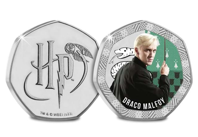 Slytherin House Set Draco Obv Rev