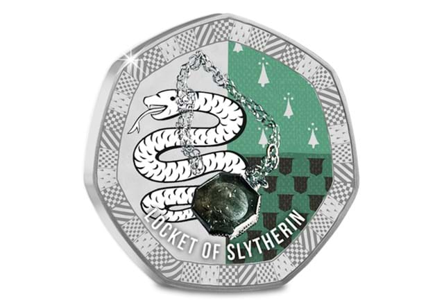 Slytherin House Set Locket Rev