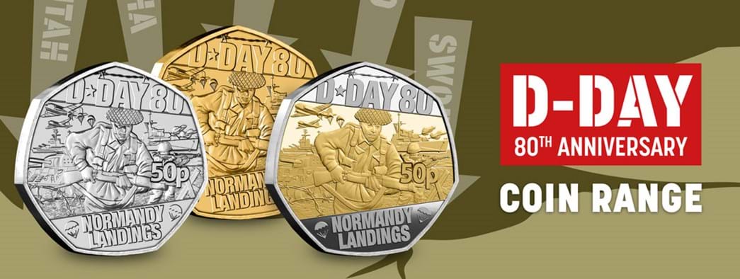 The D-Day 80th Anniversary 50p Coin Range