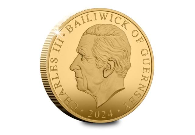 Guernsey Montage Gold £5 Obv
