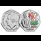 St George Patron Saints BU Colour 50P Set Obverse Reverse