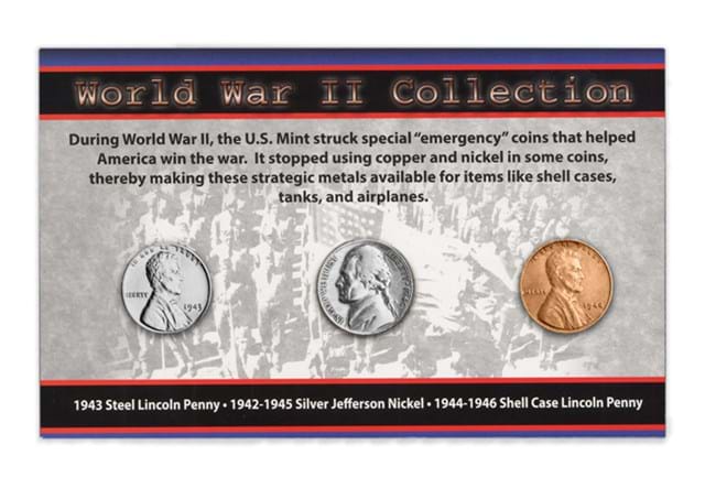 U.S. WWII Coin Collection Front