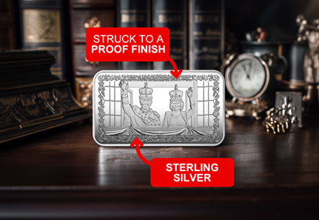 Own the ultimate tribute to our nation’s FIRST Coronation in over 70 years -  The King Charles III Coronation Silver 50p Coin Bar. 