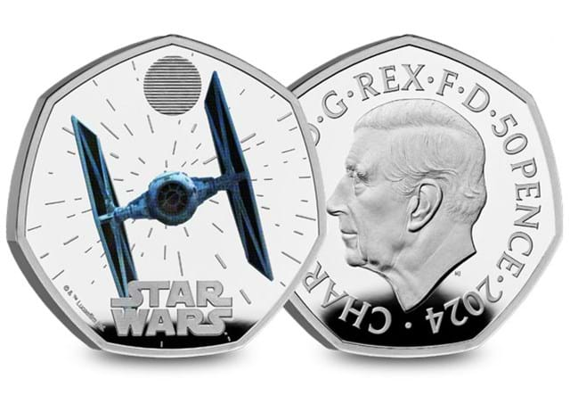 TIE Fighter Silver Obverse Reverse