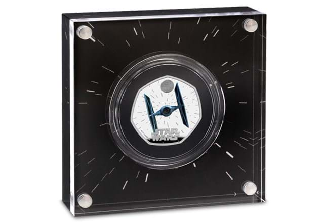 TIE Fighter Silver Acrylic Case