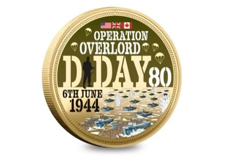 This commemorative has been released to commemorate the historic 80th Anniversary of D-Day and to honour all those who served.