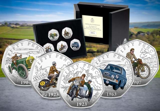 Motor Racing Silver 50P Set Lifestyle 01